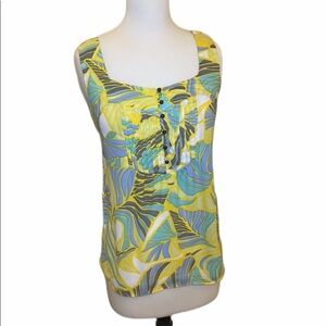 4/$25 Women’s Banana Republic Yellow Floral Blouse